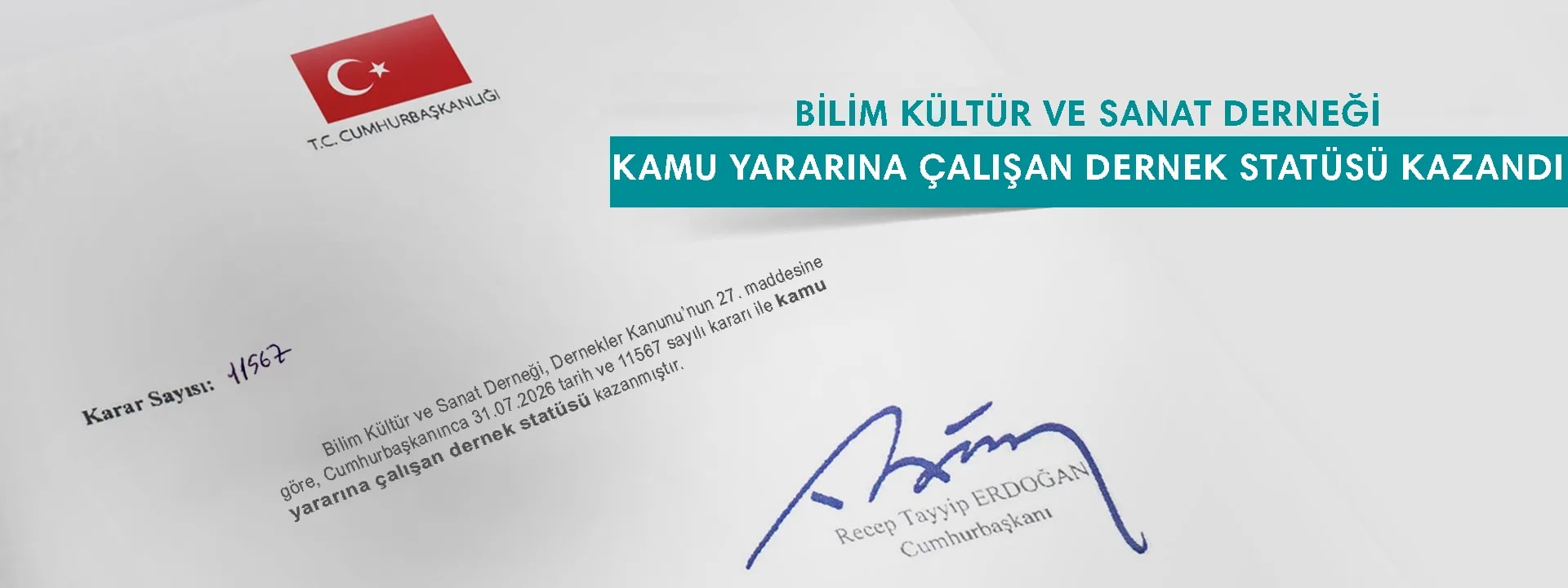 Kamu yararına çalışan dernek statüsü